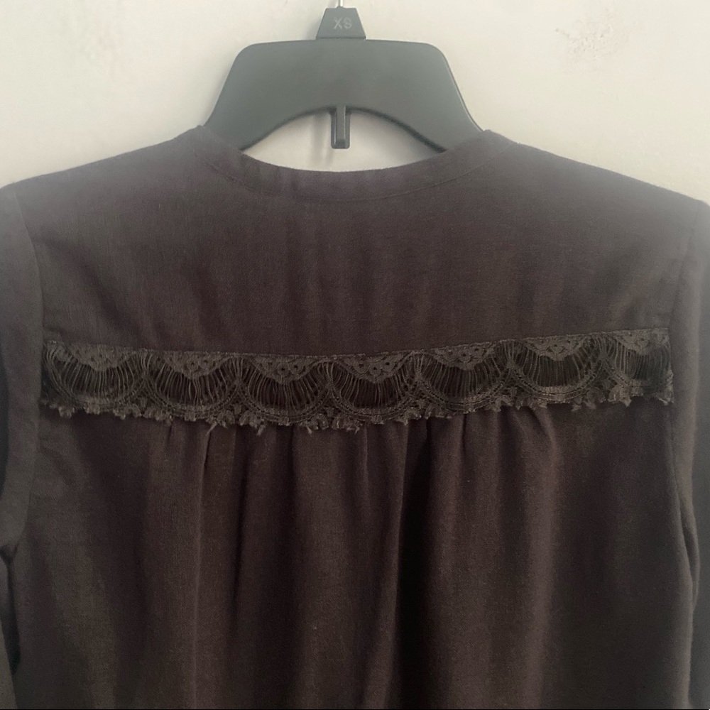Calypso St. Barth slate gray long sleeve top - Picture 14 of 14